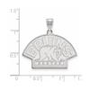 10k White Gold Nhl Logoart Boston Bruins Large Pendant view 2