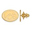 14k Yellow Gold Logoart University Of Iowa Lapel Pin view 1