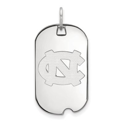 Sterling Silver LogoArt University of North Carolina Small Dog Tag