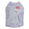 Maltese with Santa Hat - Bling Rhinestone Christmas Dog Shirt, XL Heather Gray view 1