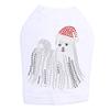 Maltese with Santa Hat - Bling Rhinestone Christmas Dog Shirt, 3XL White view 1
