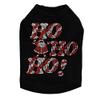 Ho Ho Ho Santa - Bling Rhinestone Christmas Dog Shirt, M Black view 1