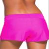 Aleumdr Plus Size Swimwear 3inch Tankini Bottom Women Summer Sports Swim Beach Board Shorts Rosy2 Small view 2