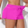 Aleumdr Plus Size Swimwear 3inch Tankini Bottom Women Summer Sports Swim Beach Board Shorts Rosy2 Medium view 3