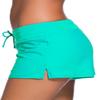 Aleumdr Women 3" Swimsuit Shorts Tankini Swim Briefs Plus Size Bottom Boardshort Summer Swimwear Beach Trunks for Girls Mint Green XX-Large view 4