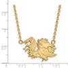 South Carolina Large (3/4 Inch) Pendant w/ Necklace (14k Yellow Gold) view 2