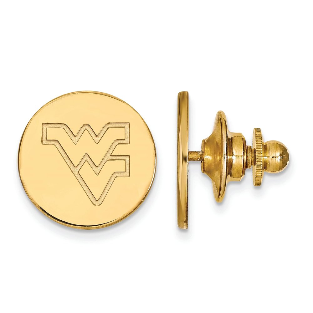 14k Yellow Gold Logoart West Virginia University Lapel Pin