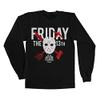 Friday The 13th Officially Licensed The Day Everyone Fears LS T-Shirt (Black), XX-Large view 1