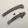 Titanium Back Spacer and Pocket Clip Set For Spyderco Military Pocket Knife C36GPE C36GPCMOBK view 1