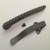 Titanium Back Spacer and Pocket Clip Set For Spyderco Military Pocket Knife C36GPE C36GPCMOBK view 2