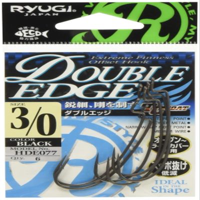 Ryugi Double Edge HDE077 Hook #3/0 Fish Hook