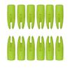 UP100 50 PCS Black/Yellow Archery Arrow Nock for Shaft Outer Diameter 6.9mm view 2