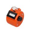 Jackie Pack of 2 Handheld 4 Digit Number Counter Mechanical Tally Lap Tracker Manual Clicker Orange view 2