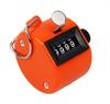 Jackie Pack of 2 Handheld 4 Digit Number Counter Mechanical Tally Lap Tracker Manual Clicker Orange view 3