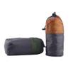 Ultralight single hammock, outdoor&camping tool, Breathable, Lightweight nylon Parachute construction, 71in28.3in,Green and orange (orange) view 4