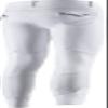 Equi-Theme/Equit'M 979437144 Leo, White/White/Grey Striped Contrasts, One Size view 2
