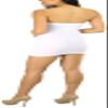 ToBeInStyle Womens Sexy Novelty Sheer Strapless Slip Dress - White view 2