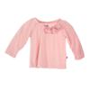 KicKee Pants Little Girls Long Sleeve Flower Tee, Blush, 3T view 1