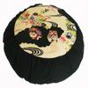 Boon Decor Meditation Cushion Zafu Buckwheat Pillow - Heavenly Kitties - Kimono Japanese Lucky Cats view 1