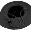 CSI Crime Scene Investigation Outdoor Hiking Hunting HAT Soldier Boonie Bush Black view 4