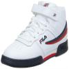 Fila womens Fila F-13 Big Kids Sneaker, White/Navy/Red, 6.5 Big Kid US view 1