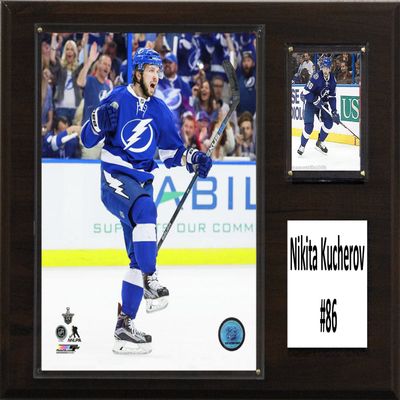 C&I Collectables NHL Tampa Bay Lightning Nikita Kucherov Lighting Player Plaque, Brown, 12" x 15"
