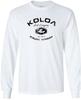 Joe's USA Koloa Surf Vintage Logo Heavy Cotton Long Sleeve T-Shirt - 4XL - White/b view 1