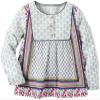 Carter's Girls Woven Fashion Top, Print, 2T view 1