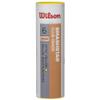 Wilson Smashstar Tube Shuttlecocks 77 (Medium Speed), Yellow, Pack of 6 view 1