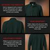 Vertx Mens Tactical Polo Shirt, Long Sleeve T-Shirt, Breathable, Moisture-Wicking, Outdoor Performance Tactical Clothing for Active Missions, Police, Security, Relaxed Fit, Grey, X-Small view 3
