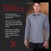 Vertx Mens Tactical Polo Shirt, Long Sleeve T-Shirt, Breathable, Moisture-Wicking, Outdoor Performance Tactical Clothing for Active Missions, Police, Security, Relaxed Fit, Grey, X-Small view 4