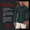 Vertx Mens Tactical Polo Shirt, Long Sleeve T-Shirt, Breathable, Moisture-Wicking, Outdoor Performance Tactical Clothing for Active Missions, Police, Security, Relaxed Fit, Spruce Green, 4XL view 4