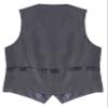 Gioberti Men's Formal Suit Vest Fit for Business or Casual Dress, Gray, X-Small view 3