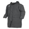 ARENA Team Line Parka for Men and Women, Asphalt, L view 2