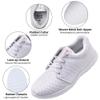 Alpine Swiss Kilian Fashion Sneakers Lightweight Trainers Lace Up Casual Shoes, 12 D(M) US, White view 3