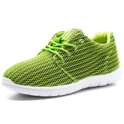 Alpine Swiss Kilian Fashion Sneakers Lightweight Trainers Lace Up Casual Shoes, 9 D(M) US, Lime