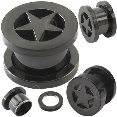 00g ear gauges and tunnels stretching kit plugs gauges Flare MoDTanOiz - Flesh tunnels 5/8 16mm