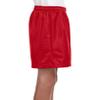 A4 NB5301 - Youth 6" Inseam Lined Tricot Mesh Shorts Scarlet view 3