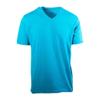 Galaxy by Harvic Men Solid Basic Plain Short Sleeve V-Neck Tees Gray view 3