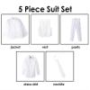 Spring Notion Big Boys' Modern Fit White Suit Set 18M view 4