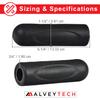 AlveyTech Rubber Hand Grips - Fits Go-Go, Mega Motion & Pride Electric Mobility Scooter, Handlebar Parts for Medical Wheelchairs, Transport Chair, Power Bike, Rollator, E-Bicycle Accessories Hand Grip view 3