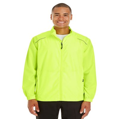 Ash City - Core 365 Men's Motivate Unlined Lightweight Jacket M SAFETY YELLOW