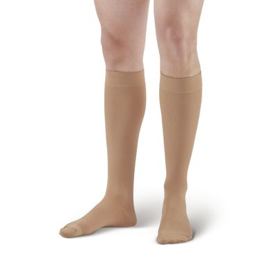 Ames Walker 15-20 mmHg Knee High Compression Stockings Beige XX-Large
