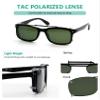 Eyekepper Large Clip On Sunglasses With Spring Draw Bar Polarized G15 Lens 57x39MM view 4