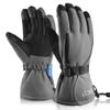 MCTi Waterproof Mens Ski Gloves Winter Warm 3M Thinsulate Snowboard Snowmobile Cold Weather Gloves Grey Large view 1