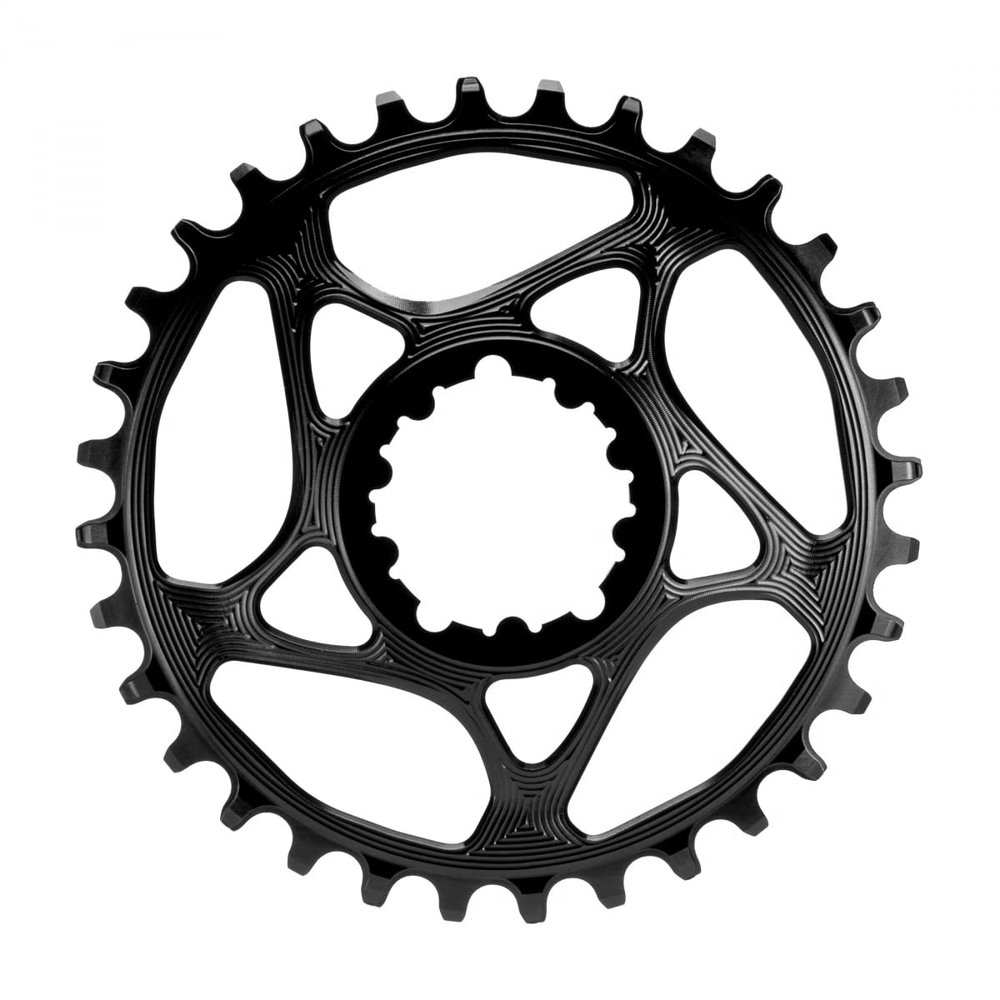 ABSOLUTE BLACK Sram DM GXP Blk 34T, Crown Man, Black
