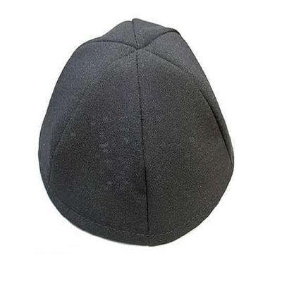6 parts black Terylene kippah kipah yarmulka yarmulke - Size 7