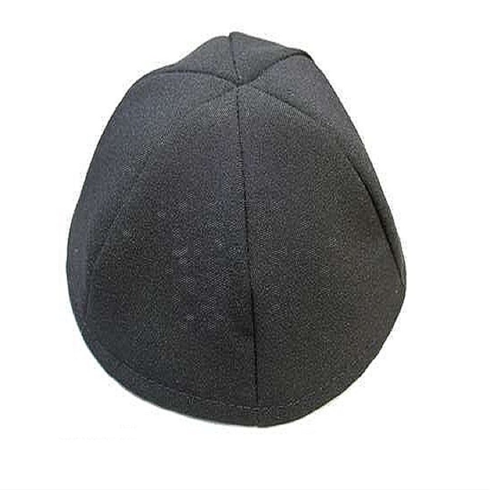 6 parts black Terylene kippah kipah yarmulka yarmulke - Size 7