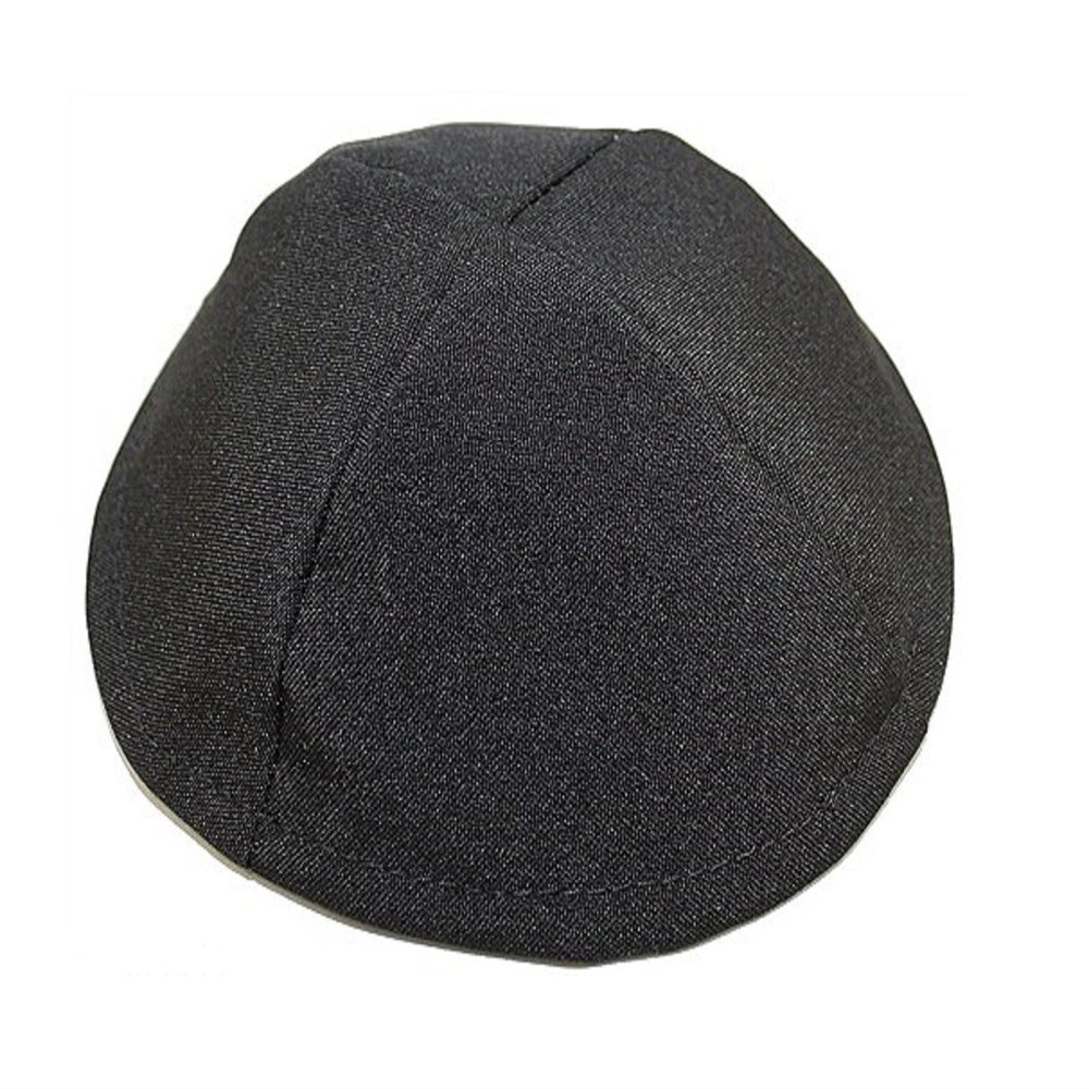 4 parts black Terylene kippah kipah yarmulka yarmulke - Size 2