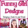 Shimmering Glitter Embroidered Bow Hair Bow Clippie Set for Girls By Funny Girl Designs (White & Black) view 4